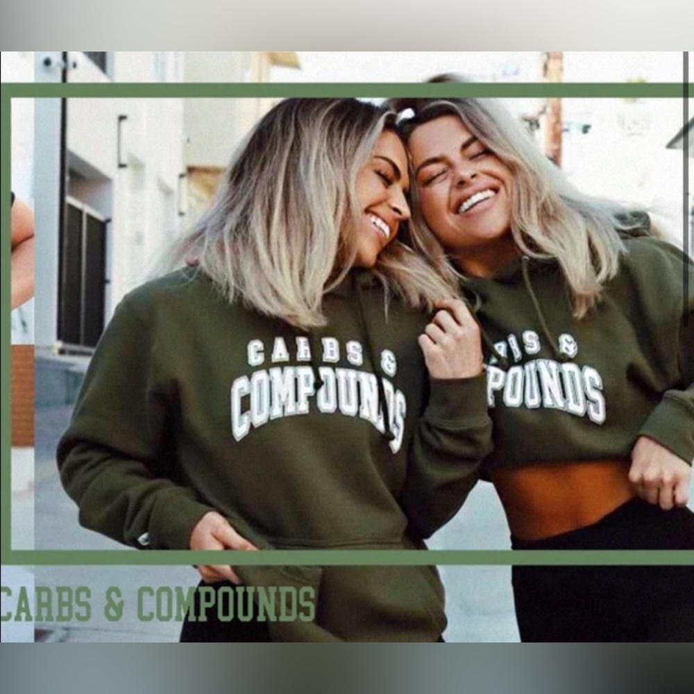 KKFit Carbs & Compounds Green Hoodie